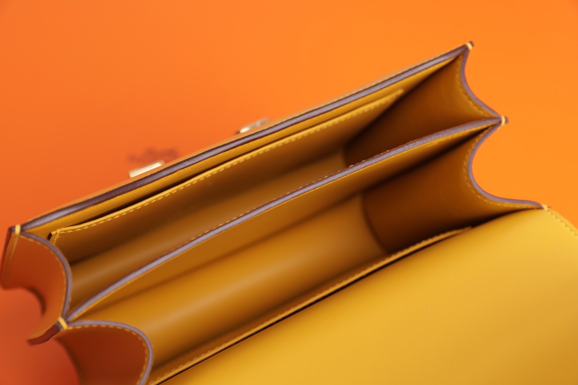 에르메스 콘스탄스18 앰버 옐로우 금장